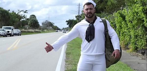  GAYWIRE - Bruce Beckham Fucks Derek Bolt, The Hawt Hitchhiking Sailor